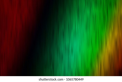 Dark Multicolor, Rainbow vector cover with long lines. Modern geometrical abstract illustration with staves. The pattern can be used as ads, poster, banner for commercial.