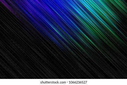 Dark Multicolor, Rainbow vector cover with long lines. Decorative shining illustration with lines on abstract template. The template can be used as a background.