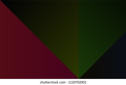 Dark Multicolor, Rainbow vector cover with colorful palette. Illustration with set of spectral palette. Pattern for easy creation of leaflets, banners, booklets.