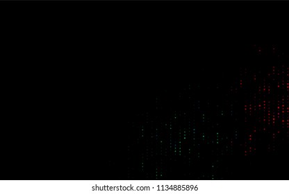 Dark Multicolor, Rainbow vector  cover with spots. Beautiful colored illustration with blurred circles in nature style. Completely new template for your brand book.