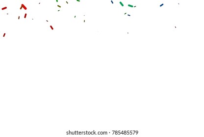 Dark Multicolor, Rainbow vector cover with rounded stripes. Glitter abstract illustration with colored sticks. The pattern can be used as ads, poster, banner for medicine.