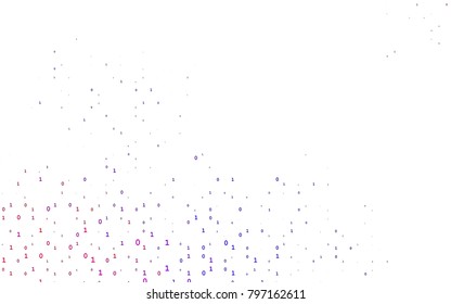 Dark Multicolor, Rainbow vector cover with mathematic symbols. Illustration with Numeral symbols on abstract template. Smart design for your business advert of university.