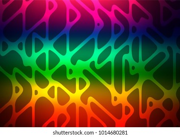 Dark Multicolor, Rainbow vector doodle blurred background. Doodles on blurred abstract background with gradient. The textured pattern can be used for website.