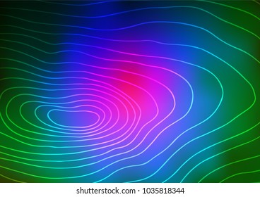 Dark Multicolor, Rainbow vector doodle blurred background. Creative illustration in blurred style with doodles. Hand painted design for web, leaflet, textile.