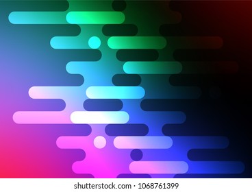 Dark Multicolor, Rainbow vector doodle blurred texture. Doodles on blurred abstract background with gradient. The completely new template can be used for your brand book.
