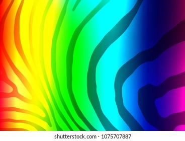 Dark Multicolor, Rainbow vector doodle blurred texture. Doodles on blurred abstract background with gradient. The pattern can be used for heads of websites and designs.