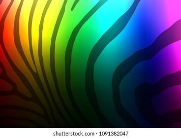 Dark Multicolor, Rainbow vector doodle blurred pattern. Creative illustration in blurred style with doodles and Zen tangles. The doodle design can be used for your web site.