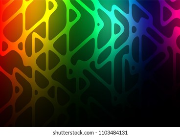 Dark Multicolor, Rainbow vector doodle blurred template. Sketchy hand drawn doodles on blurred background. Brand-new design for your business.