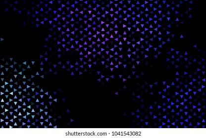 Dark Multicolor, Rainbow vector geometric simple minimalistic background, which consist of triangles on white background. Triangular pattern with gradient for your business design. 