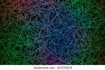 Dark Multicolor, Rainbow vector geometric simple minimalistic background, which consist of triangles on white background. Triangular pattern with gradient for your business design. 