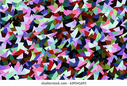 Dark Multicolor, Rainbow vector geometric simple minimalistic background, which consist of triangles on white background. Triangular pattern with gradient for your business design. 