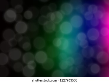 Dark Multicolor, Rainbow vector glossy abstract template. Creative illustration in halftone style with gradient. The best blurred design for your business.