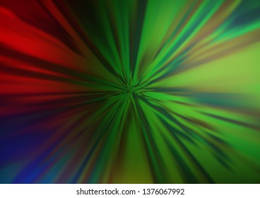 Dark Multicolor, Rainbow vector glossy abstract template. A completely new color illustration in a bokeh style. Brand new style for your business design.