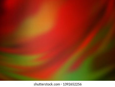 Dark Multicolor, Rainbow vector glossy bokeh pattern. Glitter abstract illustration with an elegant design. Brand new design for your business.
