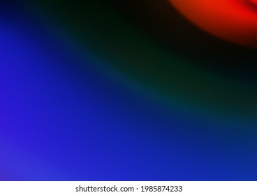 Dark Multicolor, Rainbow vector glossy abstract background. Colorful abstract illustration with gradient. Brand new style for your business design.