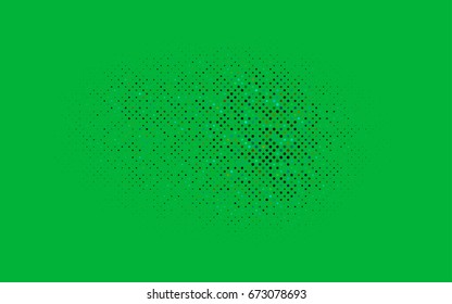 Dark Multicolor, Rainbow vector illustration which consist of circles. Dotted gradient design for your business. Creative geometric background in halftone style with colored spots.