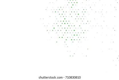 Dark Multicolor, Rainbow vector illustration which consist of circles. Dotted gradient design for your business. Creative geometric background in halftone style with colored spots.