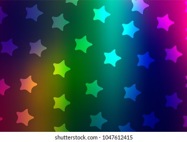 Dark Multicolor, Rainbow vector indian curved texture. Sketchy hand drawn doodles on blurred background. Hand painted design for web, leaflet, textile.