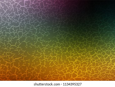 Dark Multicolor, Rainbow vector indian curved template. Sketchy hand drawn doodles on blurred background. The doodle design can be used for your web site.