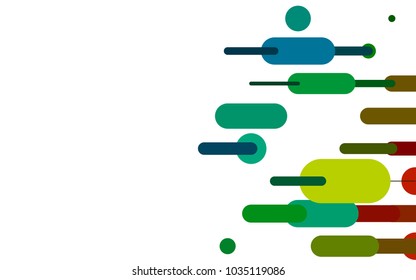 Dark Multicolor, Rainbow vector layout with flat lines. Shining colored illustration with rounded stripes. The pattern can be used for websites.