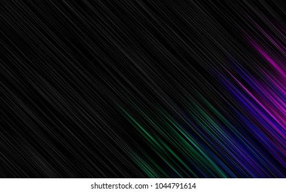 Dark Multicolor, Rainbow vector layout with flat lines. Blurred decorative design in simple style with lines. The pattern can be used as ads, poster, banner for commercial.