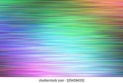 Dark Multicolor, Rainbow vector layout with flat lines. Lines on blurred abstract background with gradient. Smart design for your business advert.
