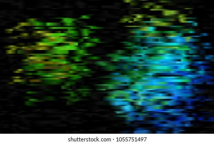Dark Multicolor, Rainbow vector layout with flat lines. Shining colored illustration with narrow lines. The pattern can be used for websites.