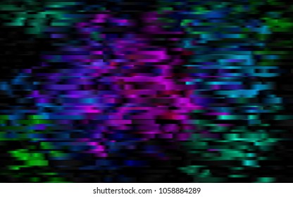 Dark Multicolor, Rainbow vector layout with flat lines. Glitter abstract illustration with colored sticks. Best design for your ad, poster, banner.