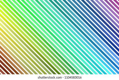 Dark Multicolor, Rainbow vector layout with flat lines. Glitter abstract illustration with colored sticks. Best design for your ad, poster, banner.