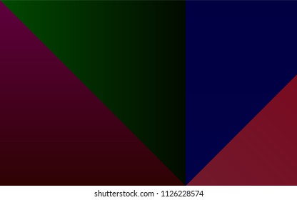 Dark Multicolor, Rainbow vector layout with set of colors. Shining palette with spectrum of colors. Set of colors for clever designers.