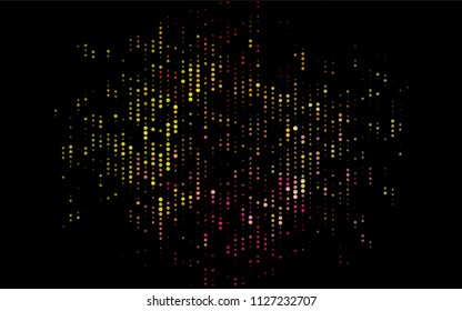 Dark Multicolor, Rainbow vector  layout with circle shapes. Modern abstract illustration with colorful water drops. Beautiful design for your business natural advert.