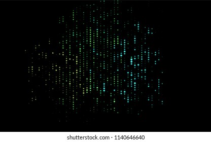 Dark Multicolor, Rainbow vector  layout with circle shapes. Illustration with set of shining colorful abstract circles. Pattern can be used as texture of water, rain drops.