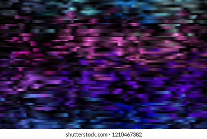 Dark Multicolor, Rainbow vector layout with flat lines. Lines on blurred abstract background with gradient. The template can be used as a background.