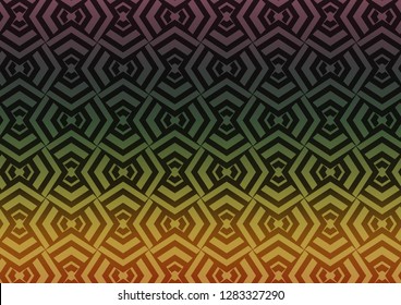 Dark Multicolor, Rainbow vector layout with flat lines. Blurred decorative design in simple style with lines. Backdrop for TV commercials.