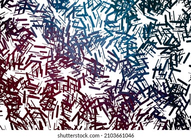 Dark multicolor, rainbow vector layout with flat lines. Decorative shining illustration with lines on abstract template. Smart design for your business advert.