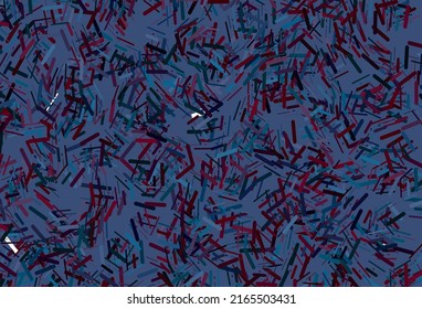 Dark multicolor, rainbow vector layout with flat lines. Lines on blurred abstract background with gradient. Pattern for business booklets, leaflets.