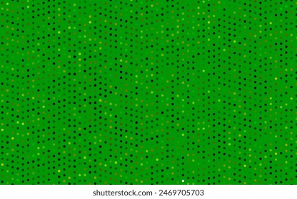 Dark Multicolor, Rainbow vector layout with circle shapes. Glitter abstract illustration with blurred drops of rain. Design for posters, banners.