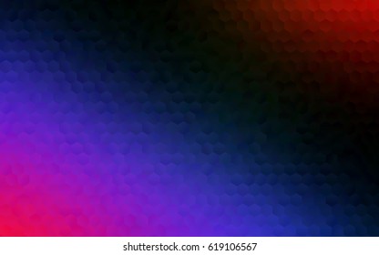 Dark Multicolor, Rainbow vector low poly background. A sample with a polygonal design. Low poly illustration, low polygonal background.