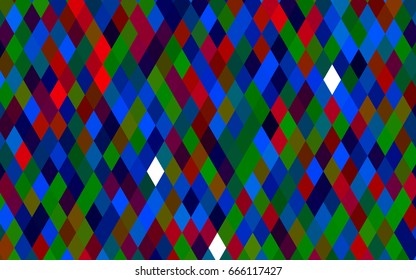 Dark Multicolor, Rainbow vector low poly background. Triangular geometric sample with gradient.  Brand-new design for your business.