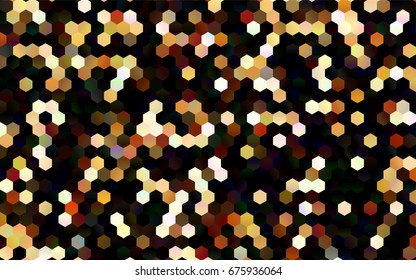 Dark Multicolor, Rainbow vector low poly background. A sample with a polygonal design. Low poly illustration, low polygonal background.