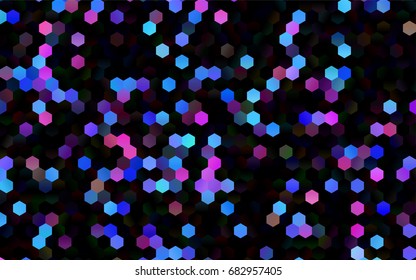 Dark Multicolor, Rainbow vector low poly background. A sample with a polygonal design. Low poly illustration, low polygonal background.
