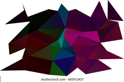 Dark Multicolor, Rainbow vector low poly background. Triangular geometric sample with gradient. Triangular pattern for your business design. Dark Multicolor, Rainbow vector low poly background. Triangular geometric sample with gradient. Triangular pattern for your business design.