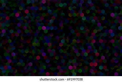 Dark Multicolor, Rainbow vector low poly background. A sample with a polygonal design. Low poly illustration, low polygonal background.