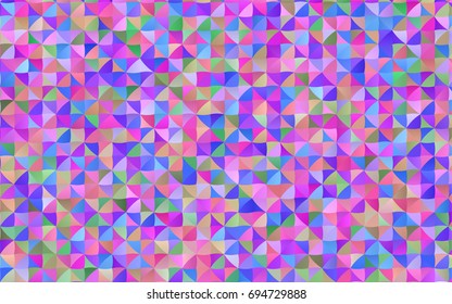 Dark Multicolor, Rainbow vector low poly pattern. Shining illustration, which consist of triangles. A new texture for your design.