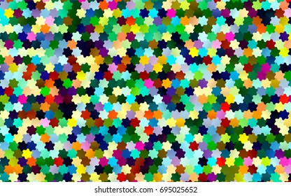 Dark Multicolor, Rainbow vector low poly background. A sample with a polygonal design. Low poly illustration, low polygonal background.