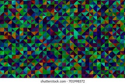 Dark Multicolor, Rainbow vector low poly template. An elegant bright illustration with gradient. Brand-new style for your business design.