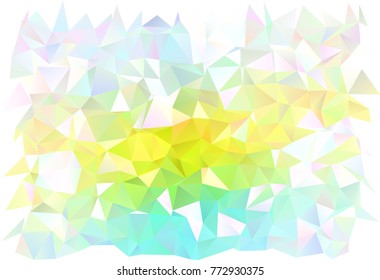Dark Multicolor, Rainbow vector low poly template. A completely new color illustration in a vague style. The completely new template can be used for your brand book.