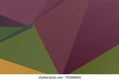 Dark Multicolor, Rainbow vector low poly template. Creative geometric illustration in Origami style with gradient. Triangular pattern for your business design.