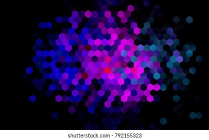Dark Multicolor, Rainbow vector low poly background. A sample with a polygonal design. Low poly illustration, low polygonal background.