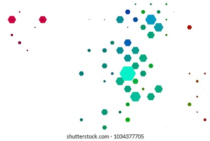 Dark Multicolor, Rainbow vector modern geometrical abstract background. Texture, brand-new background. Geometric background in Origami style with gradient. 